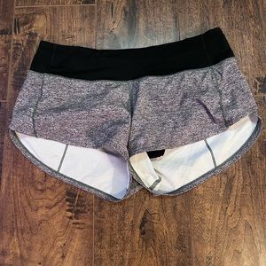 Lululemon speed up low rise 2.5 shorts sz 4
